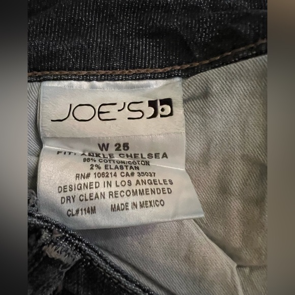 JOE'S Jeans distressed CHELSEA ANKLE Jeans Size 25 - Picture 3 of 5